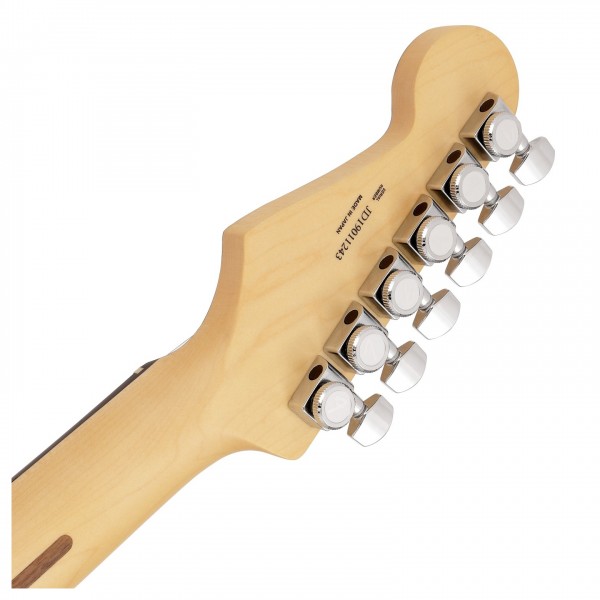 Fender FSR MIJ Stratocaster HSS, Silver Sparkle w/ Black Headstock
