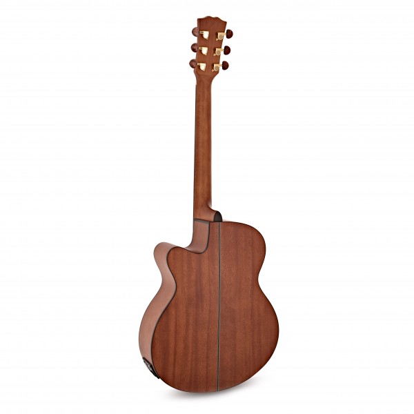 Deluxe Single Cutaway Electro Acoustic Guitar by Gear4music, Natural 