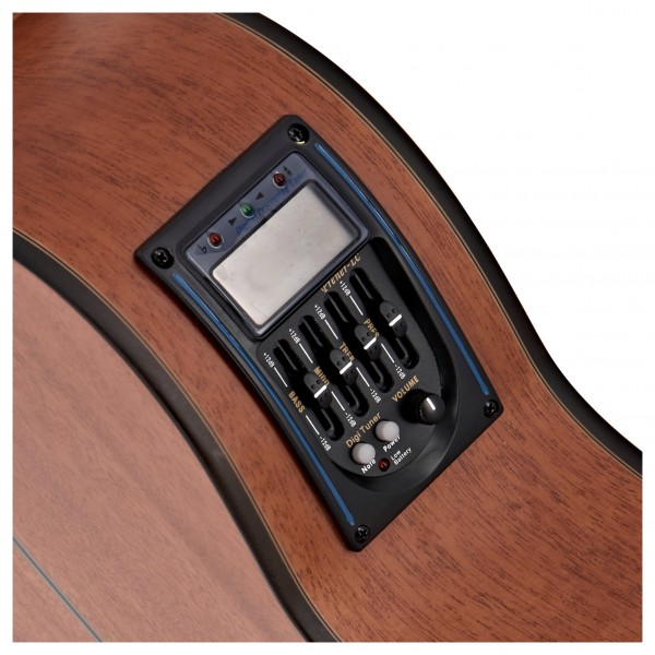 Deluxe Single Cutaway Electro Acoustic Guitar by Gear4music, Natural 