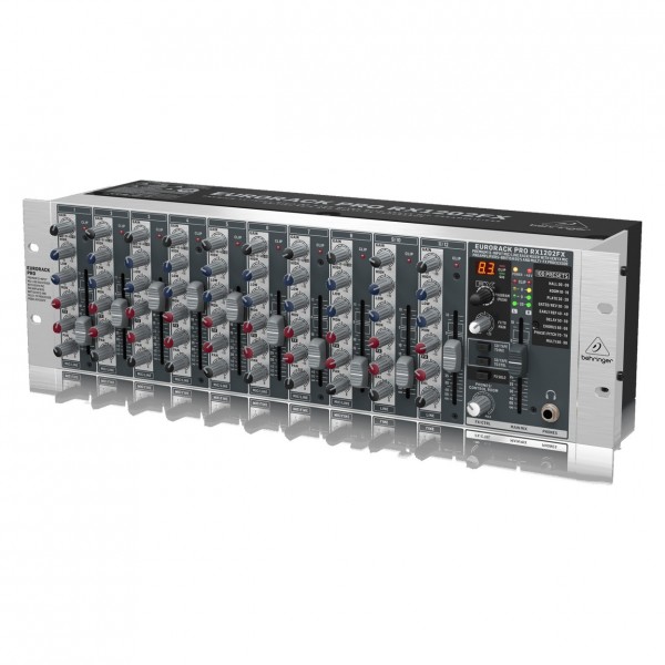 Behringer Eurorack RX1202FX V2 Pro Mixer - Front Angled Left