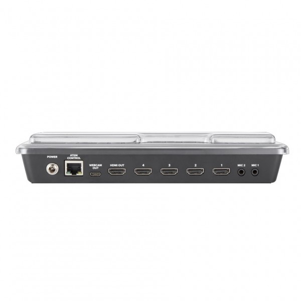 Decksaver Black Magic Design ATEM Mini/Mini Pro/Mini Pro ISO Cover - Rear View (No Black Magic Design equipment is included) 