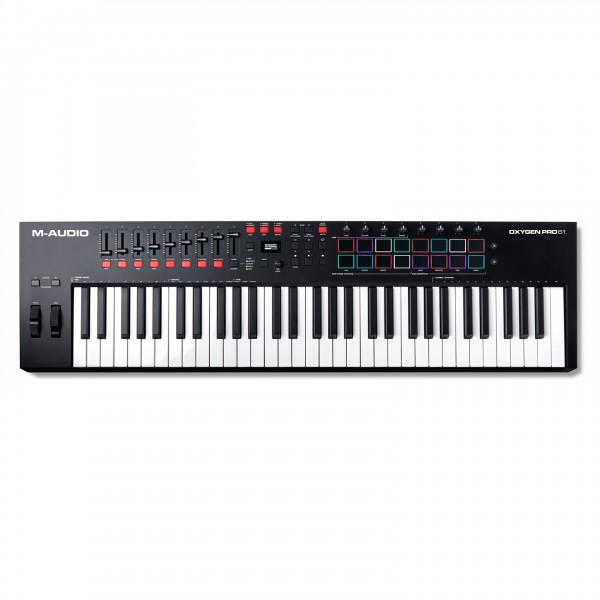 M-Audio Oxygen Pro 61 MIDI Controller - Top