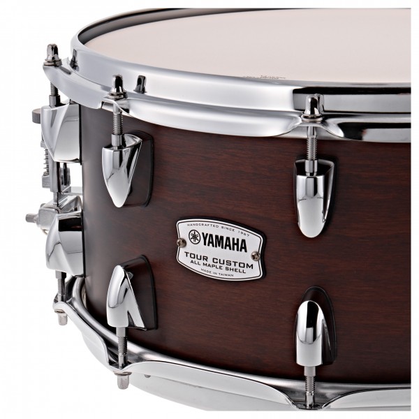 Yamaha Tour Custom 14 x 6.5'' Snare Drum, Chocolate Satin