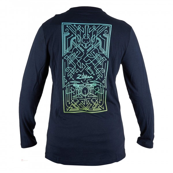 Zildjian Art Deco Long Sleeve T-Shirt, Medium