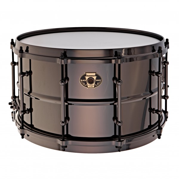 DISC Ludwig 14'' x 8'' Black Magic Beaded Brass Snare Drum