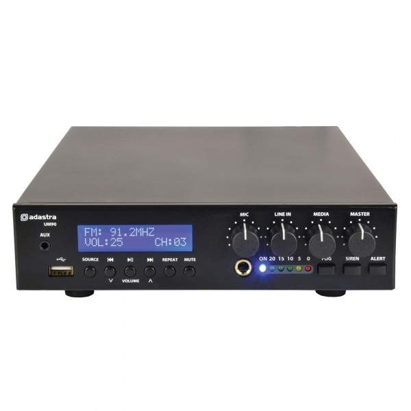 Adastra UM90 Ultra Compact Mixer-Amplifiers 100V