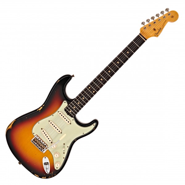 Fender Custom Shop Relic 62 Stratocaster, 3-Tone Sunburst