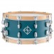Dixon Drums 14 x 6.5'' Cornerstone Maple & Poplar w/Maple Hoops, Teal