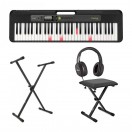 Casio LK S250 Tragbares Keyboard im Paket mit Zubeh&ouml;r