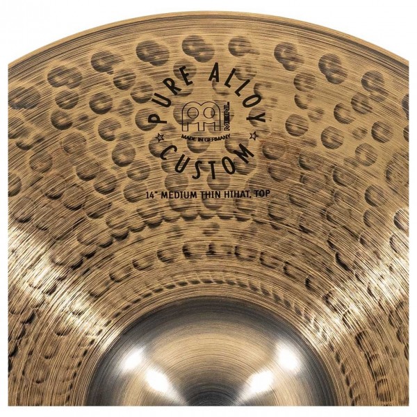 Meinl Pure Alloy Custom 14" Medium Thin Hi-Hats