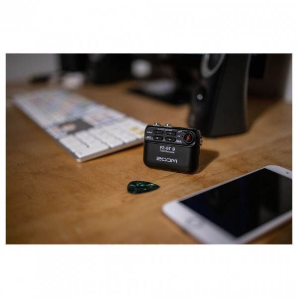 Zoom F2 Field Recorder and Lavalier Microphone - Lifestyle 2
