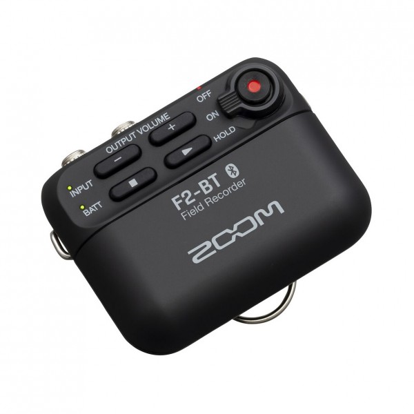 Zoom F2-BT Field Recorder - Side View 