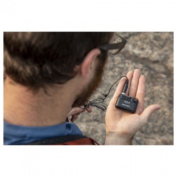 Zoom F2-BT Field Recorder with Bluetooth and Lavalier Mic - Lifestyle 1