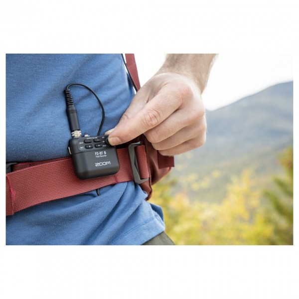 Zoom F2-BT Field Recorder with Bluetooth and Lavalier Mic - Lifestyle 2