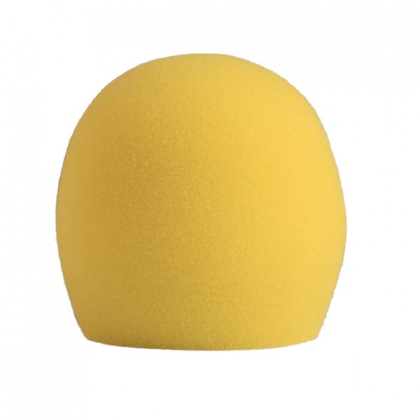 Shure A58WS Foam Windscreen for Ball Type Microphone, Yellow