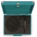 Crosley Cruiser Deluxe Portable Turntable, Teal- Top