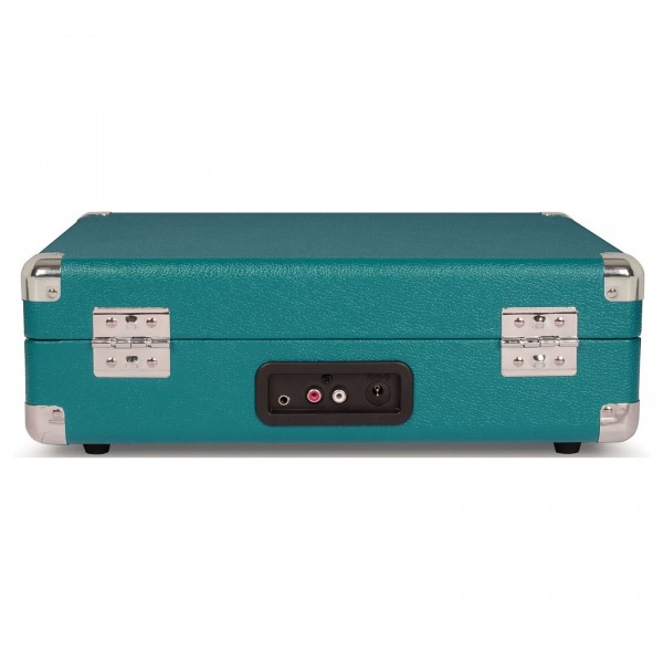 Crosley Cruiser Deluxe Portable Turntable, Teal- Back