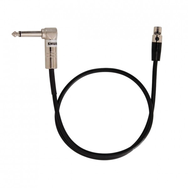 Shure WA304 Right Angle Instrument Cable for Shure Wireless Systems