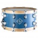 Dixon Drums 14 x 6,5'' Cornerstone Satin Peacock Blue w/Maple Hoops