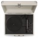 Crosley Cruiser Deluxe Portable Turntable, White Sand- Top