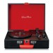 TT-110 Turntable, Black and Red - Front Open