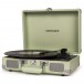 Crosley Cruiser Deluxe Portable Turntable, Mint- Angled