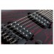 Schecter C-1 Silver Mountain, Blood Moon pickups 