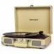 Crosley Cruiser Deluxe Portable Turntable, Fawn- Angled