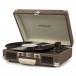 Crosley Cruiser Deluxe Portable Turntable, Tweed- Angled