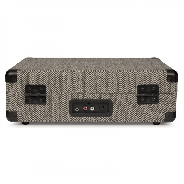 Crosley Cruiser Deluxe Portable Turntable, Herringbone- Back