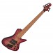 RedSub Coliseum Fanned Fret 6-String Bass, Purple Burl Burst
