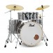 Pearl Export EXX 22''-Rock-Drumset, Smokey Chrome
