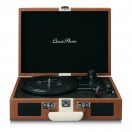 Lenco TT-120 Suitcase Turntable with BT and Built-In Speakers, Brown