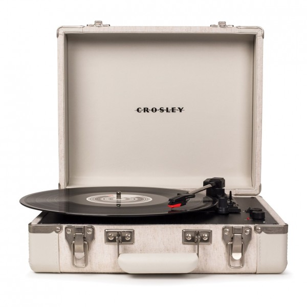 Crosley Executive Portable USB Turntable with Bluetooth, Sand - Front