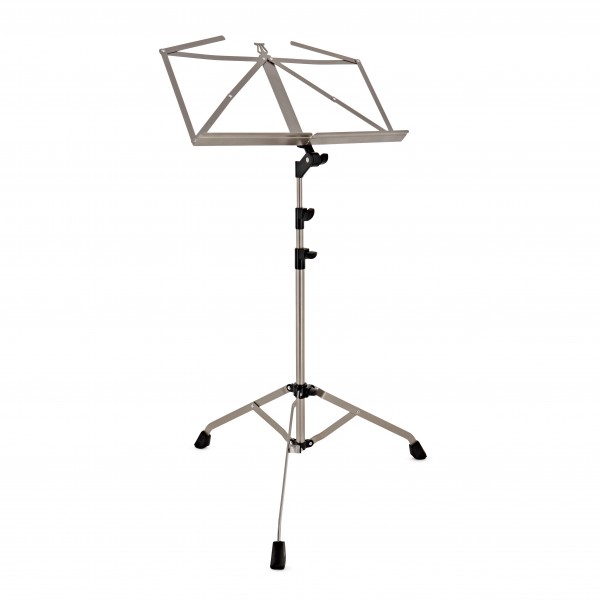 K&M Music Stand Extra Sturdy, Nickel-Coloured Finish