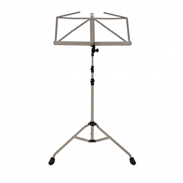 K&M Music Stand Extra Sturdy, Nickel-Coloured Finish