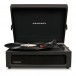 Crosley Voyager Portable Turntable, Black - Front