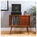 Crosley Voyager Portable Turntable, Black - Turntable on Cabinet