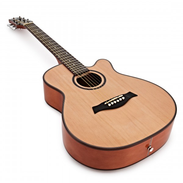 3/4 Single Cutaway Acoustic Travel Guitar by Gear4music