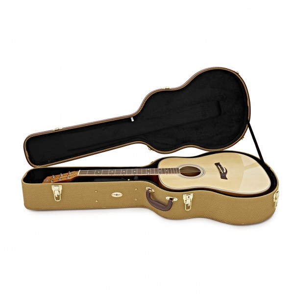 Gear4Music Dreadnought Akoestische Gitaar Koffer, Tweed