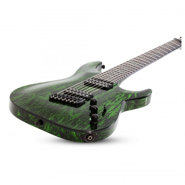 Schecter C-7 MS Silver Mountain, Toxic Venom Low