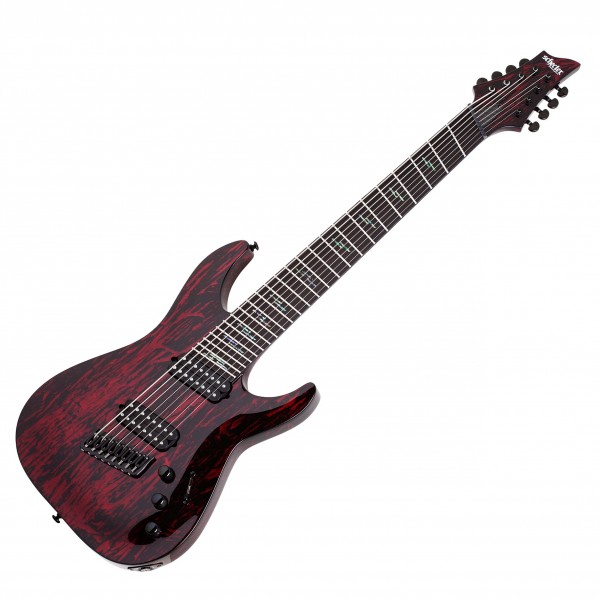 Schecter C-8 MS Silver Mountain, Blood Moon