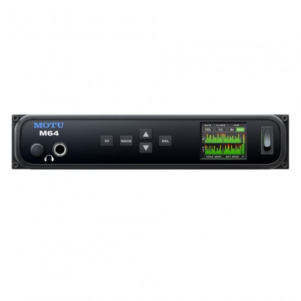 MOTU M64 MADI USB Interface - Front View 