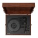 Crosley Voyager Portable Turntable, Brown Croc - Rear