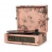 Crosley Voyager Portable Turntable, Floral - Front Left