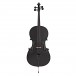 Full Size Cello with Case + Beginner Pack, Black