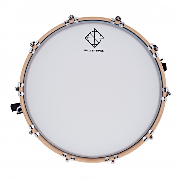 Dixon Drums 14 x 6.5'' Cornerstone Blue Acrylic w/Maple Hoops