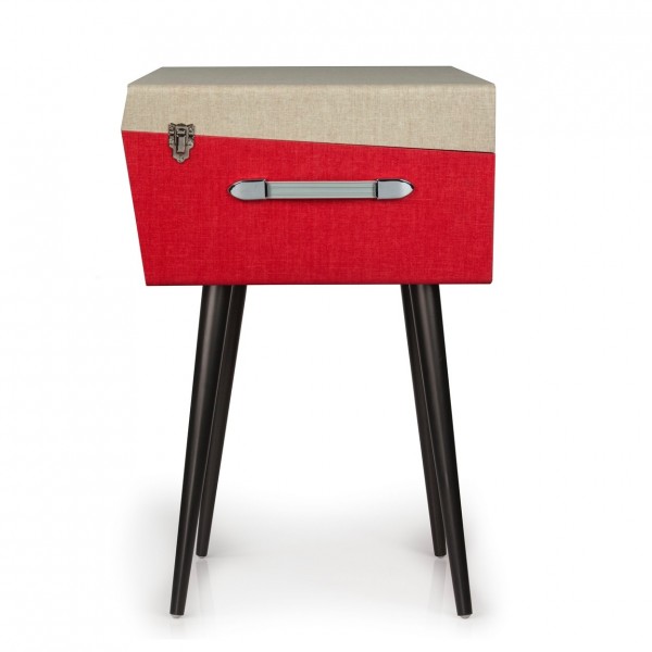 Crosley Bermuda Turntable with Bluetooth, Red - Side