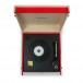 Crosley Bermuda Turntable with Bluetooth, Red - Top