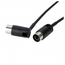Boss BMIDI-PB1 1ft/30cm MIDI Cable with Adjustable Cable Angle